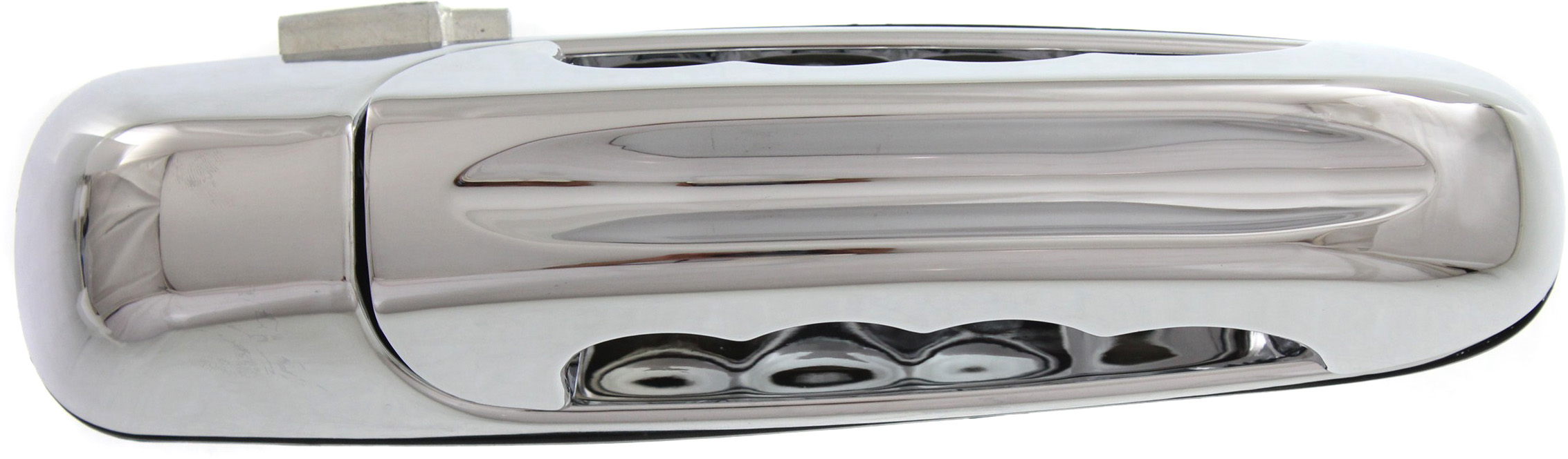 AM DODGE FULL SIZE P U 1500-02-08-2500-3500-03-09 FRONT EXTERIOR DOOR HANDLE RH Chrme w o Hole w Slash Desgn Lvr SKU REPD462189K OEM 55275948AB PFM