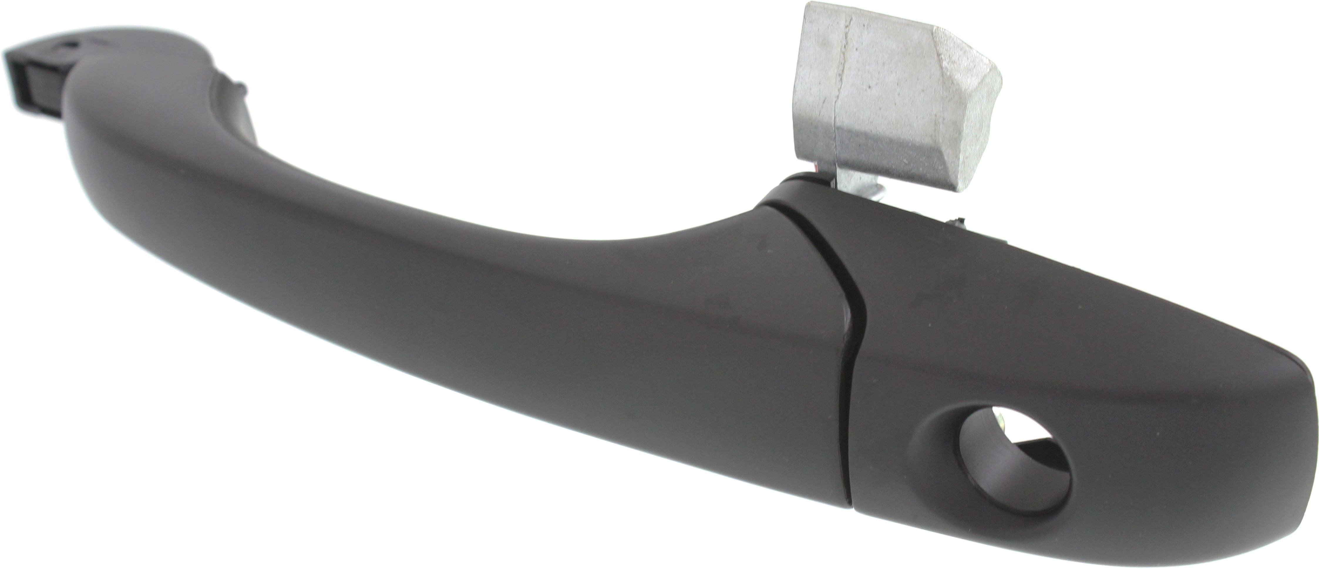 AM DURANGO 11-20 FRONT EXTERIOR DOOR HANDLE LH Primed Black w Keyhole w o Keyless Entry SKU REPD462332 OEM 1MX37AXRAD
