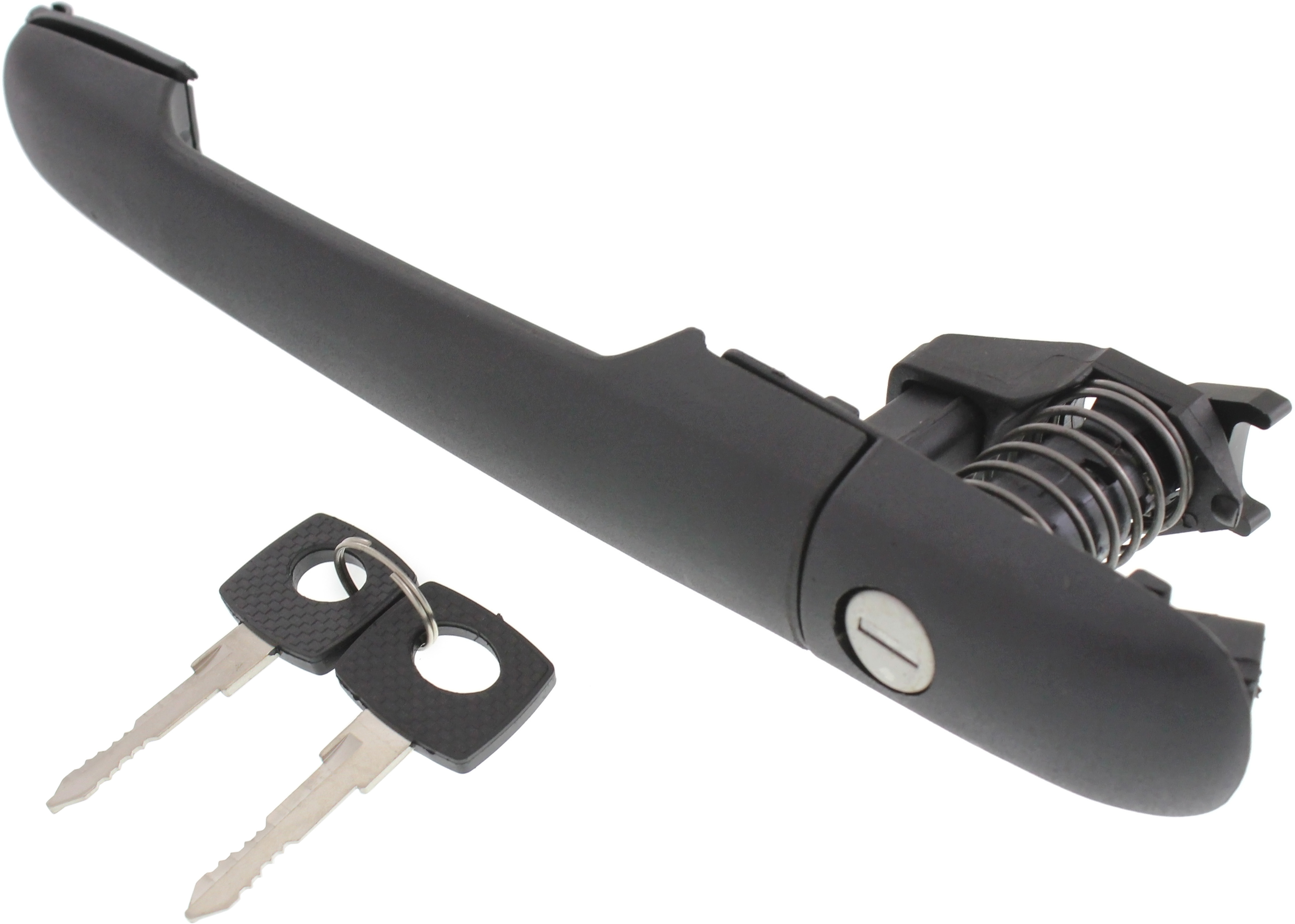 AM SPRINTER 03-06 FRONT EXTERIOR DOOR HANDLE RH=LH Textured Black W Keys =Tailgate Handle SKU REPD462505 OEM 5124094AA 0007601359WK