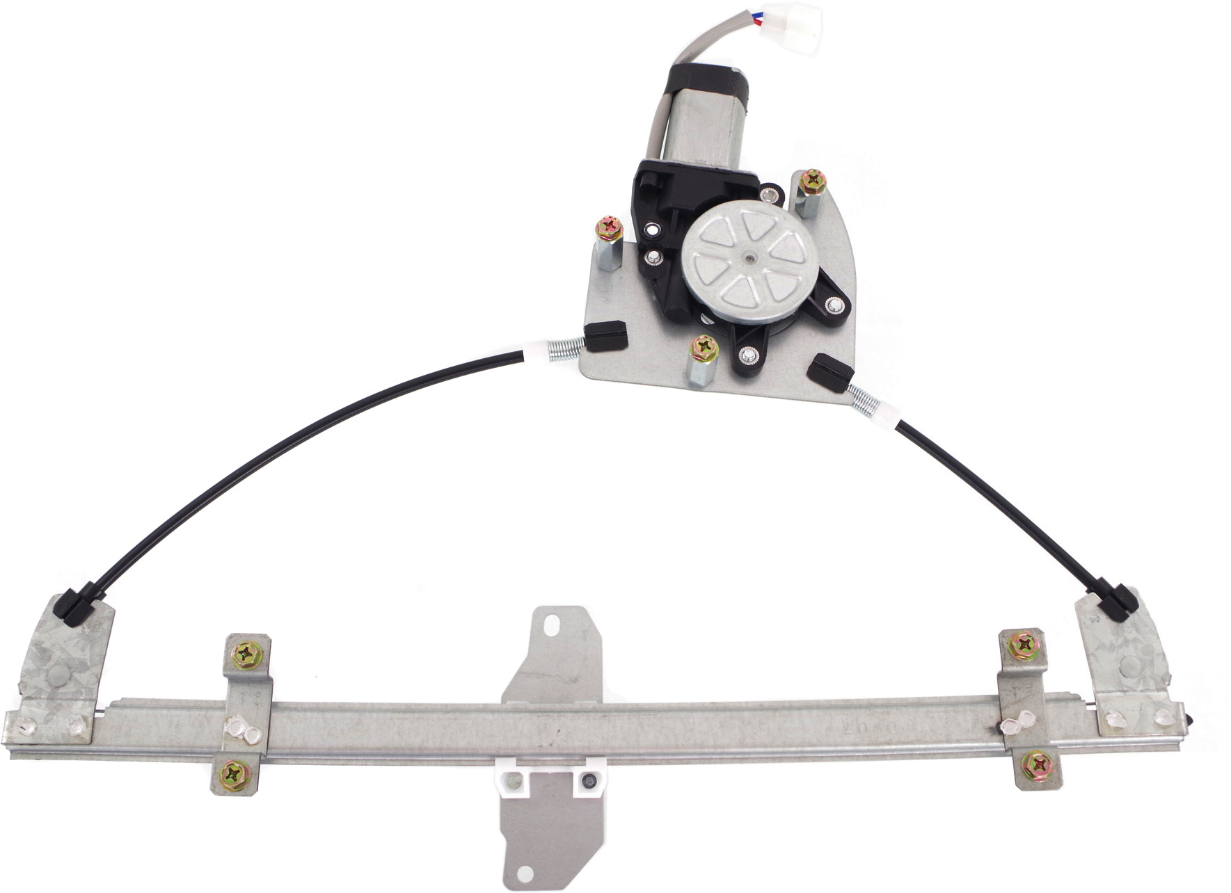AM LANOS 98-02 FRONT WINDOW REGULATOR LH Power w Motor Sedan SKU REPD462926 Partslink DA1350101 OEM 96225383 PFM
