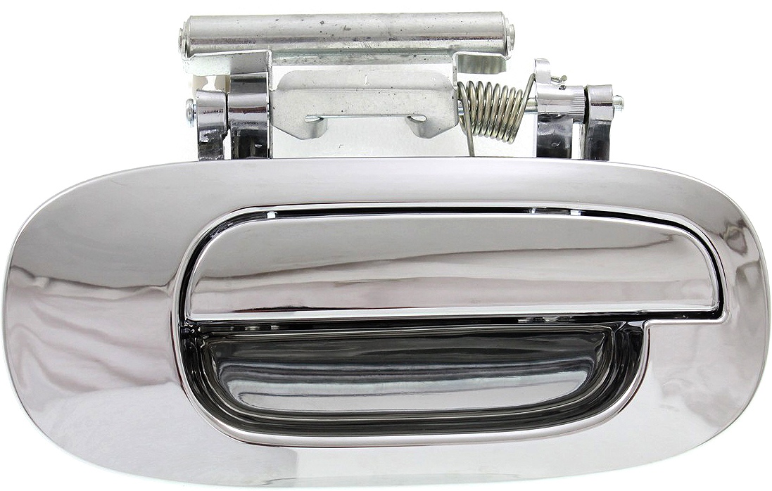 AM DAKOTA 00-04 DURANGO 98-03 REAR EXTERIOR DOOR HANDLE RH All Chrome Plastic SKU REPD491339 OEM 55256420 PFM