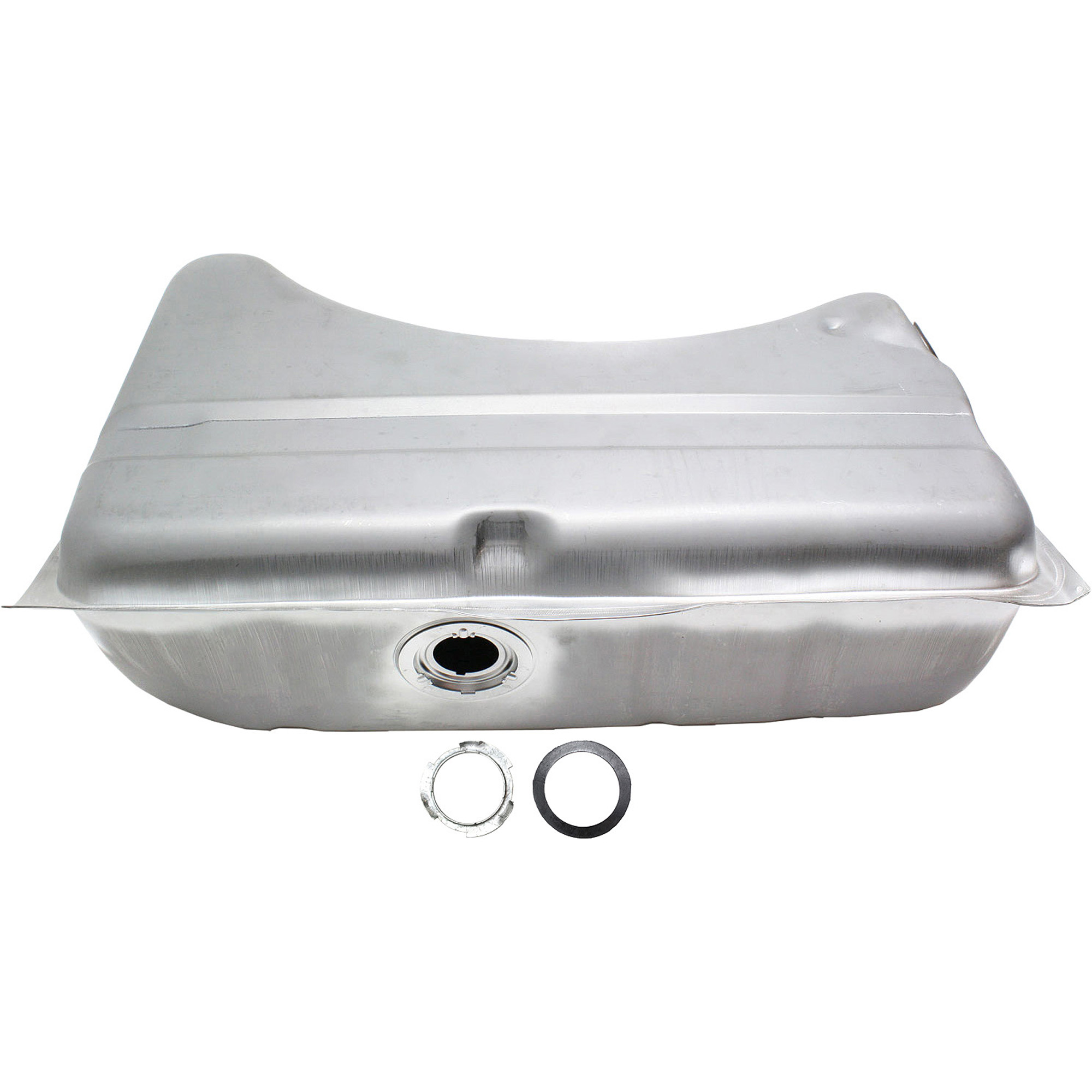 AM DART 64-66 FUEL TANK Steel Silver 18 Gallons 68 Liters 29-3-4 X 19-1-4 X 10-3-8 in. w O Ring SKU REPD670104 OEM 2208540