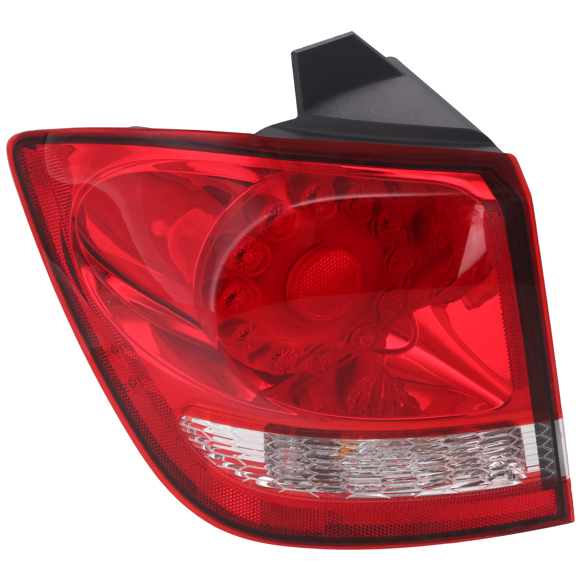AM JOURNEY 09-20 TAIL LAMP LH Outer Assembly LED Chrome Interior CAPA SKU REPD730138Q Partslink CH2804105C OEM 68078465AD