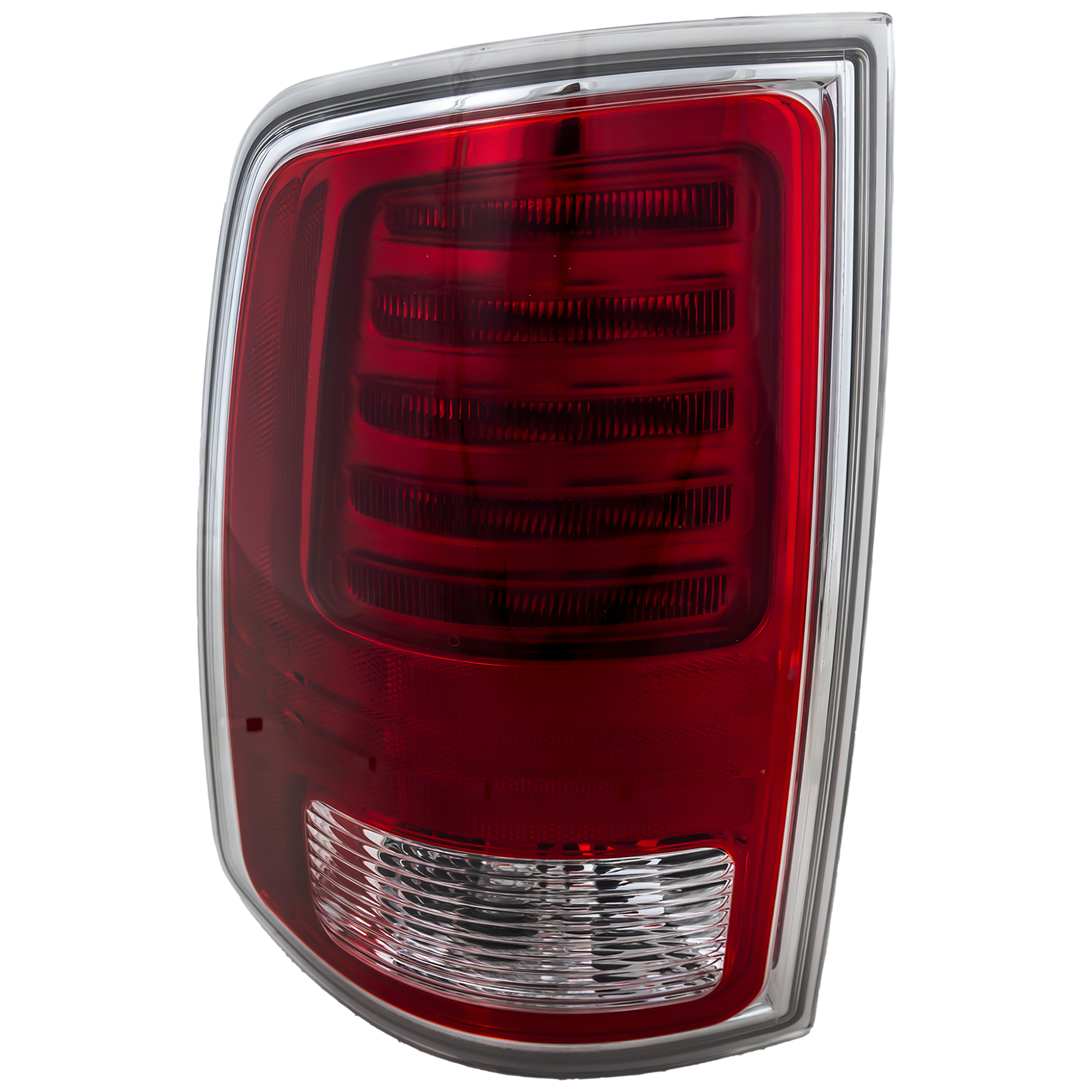 AM RAM 1500-13-18-2500-3500-14-18 TAIL LAMP LH Assembly LED Premium Type Chrome Interior Includes 19-22-1500 Classic CAPA SKU REPD730148Q Partslink CH2800203C OEM 68093079AC