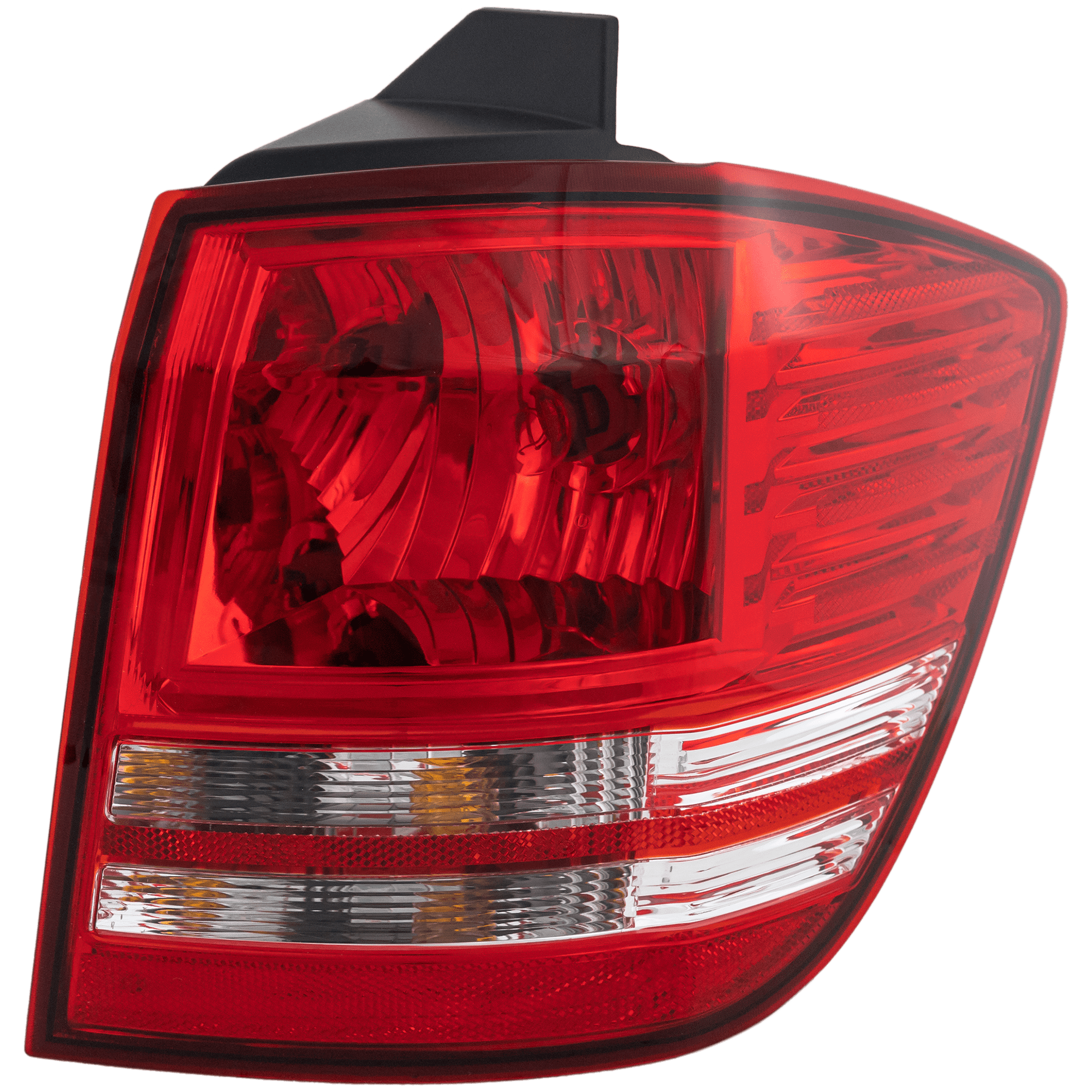 AM JOURNEY 09-09 TAIL LAMP RH Outer Assembly Halogen w Turn Signal Light Bulb CAPA SKU REPD730153Q Partslink CH2819126C OEM 68185888AA