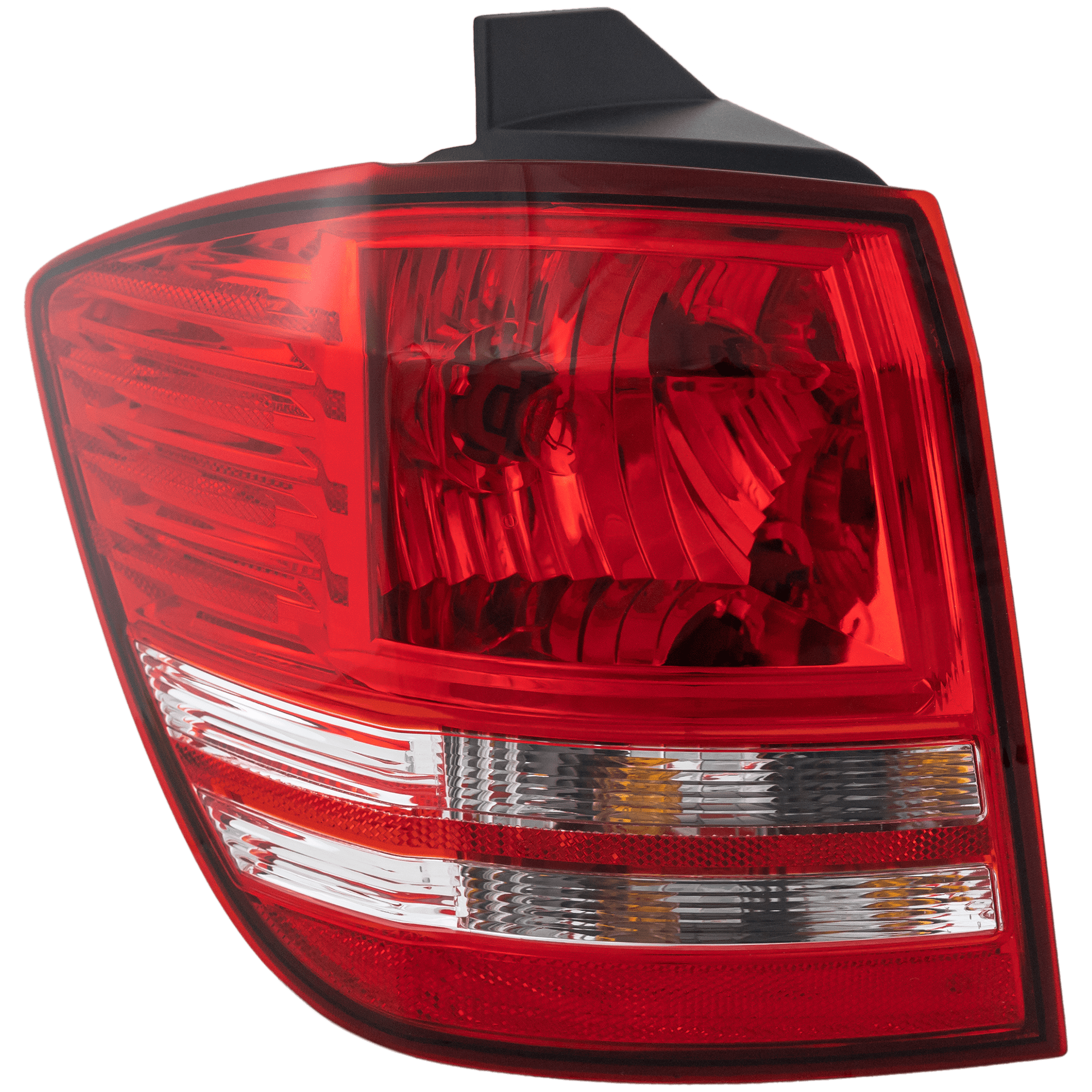 AM JOURNEY 09-09 TAIL LAMP LH Outer Assembly Halogen w Turn Signal Light Bulb CAPA SKU REPD730154Q Partslink CH2818126C OEM 68185889AA