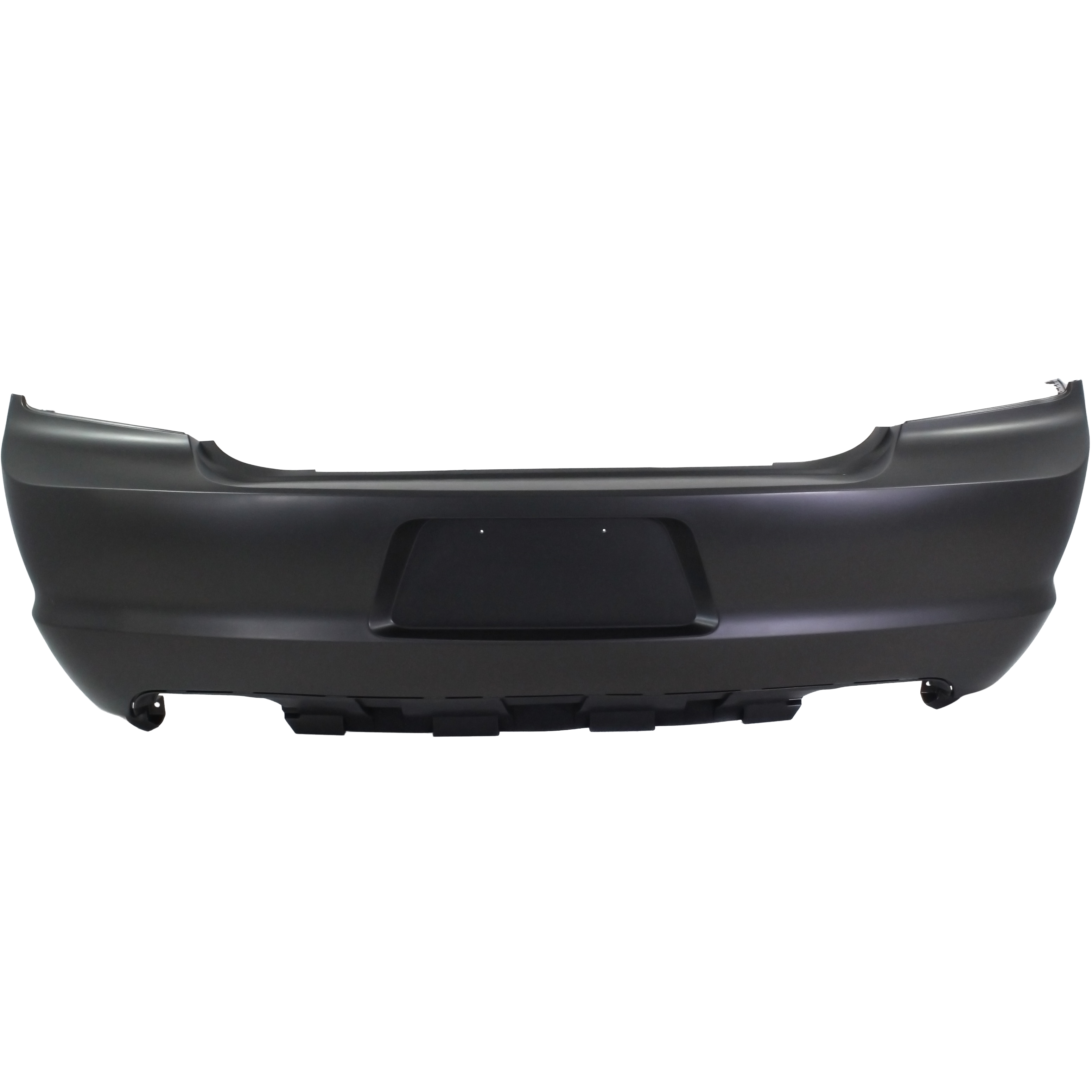 AM CHARGER 11-14 REAR BUMPER COVER Primed w o Parking Aid Sensor Holes Exc. SRT8 Model SKU REPD760130 Partslink CH1100962 OEM 68092608AB