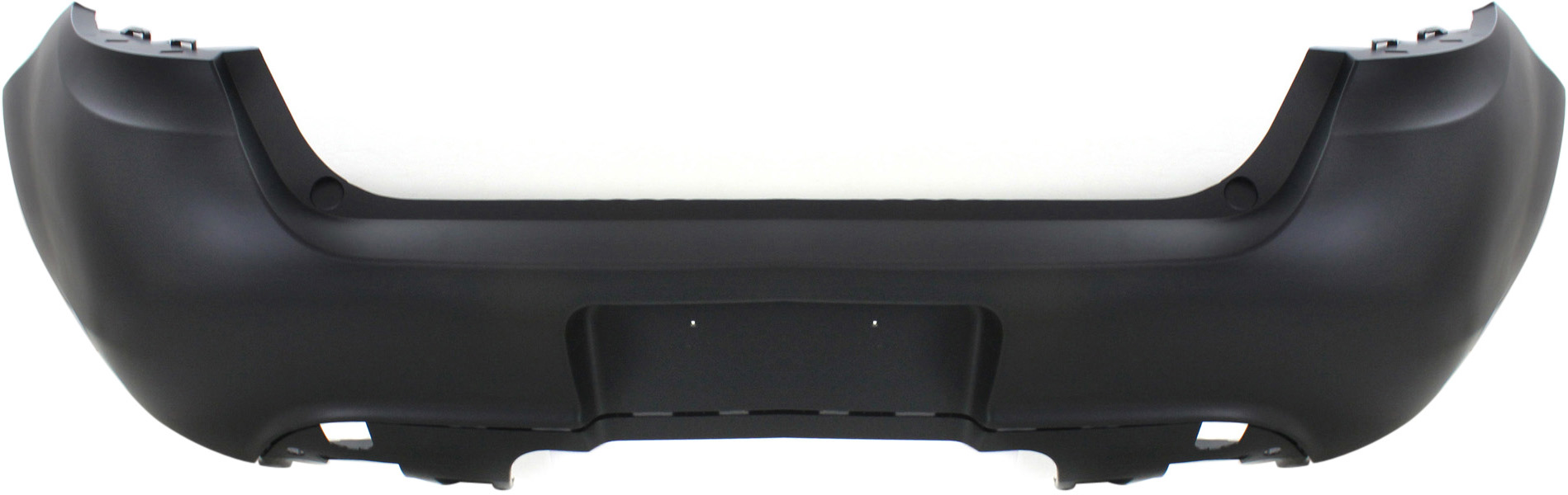 AM DART 13-16 REAR BUMPER COVER Primed w o Parking Aid Sensor Holes CAPA SKU REPD760131PQ Partslink CH1100975C OEM 1SX75TZZAA