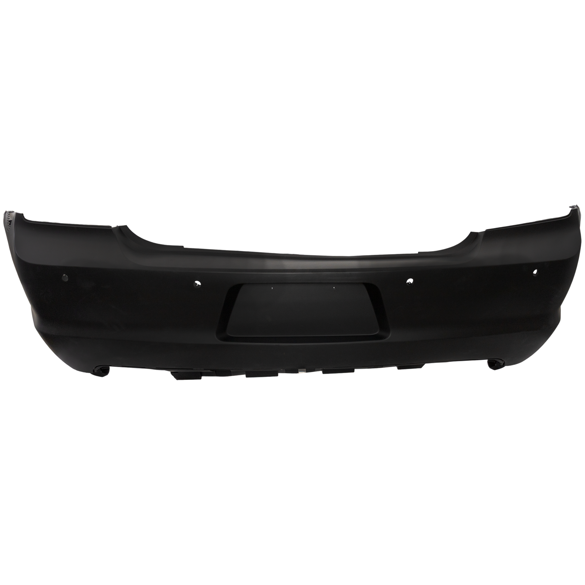 AM CHARGER 11-14 REAR BUMPER COVER Primed w Parking Aid Sensor Holes Exc. SRT8 Model CAPA SKU REPD760133PQ Partslink CH1100963C OEM 68092609AB