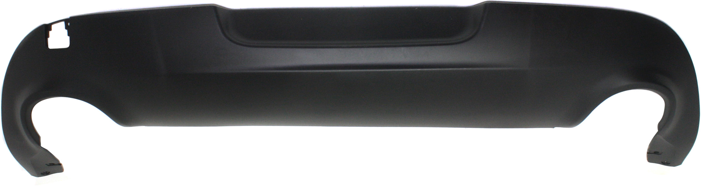 AM DART 13-16 REAR BUMPER COVER Lower Fascia Textured w Chrome Molding CAPA SKU REPD760145Q Partslink CH1195110C OEM 68081378AA