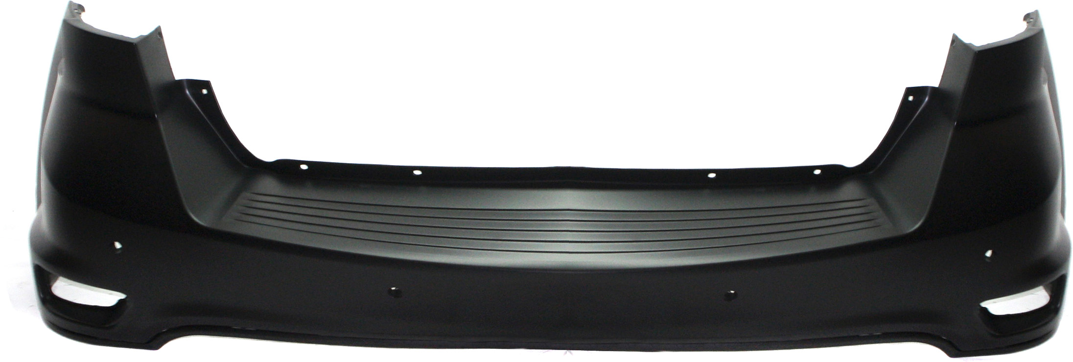 AM JOURNEY 11-19 REAR BUMPER COVER Upper Primed w Fascia and Parking Aid Sensor Holes Type 2 SKU REPD760146P Partslink CH1114101 OEM 1TY36TZZAF 1TY36TZZAE