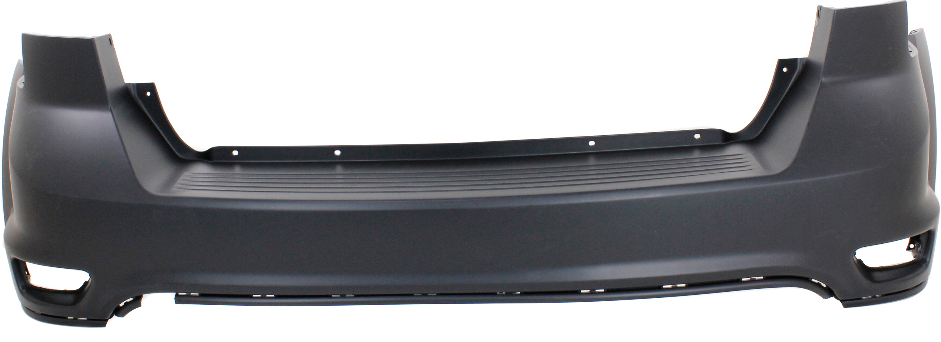 AM JOURNEY 11-19 REAR BUMPER COVER Upper Primed w Fascia w o Parking Aid Sensor Holes Type 2 CAPA SKU REPD760147PQ Partslink CH1114102C OEM 1TY37TZZAF