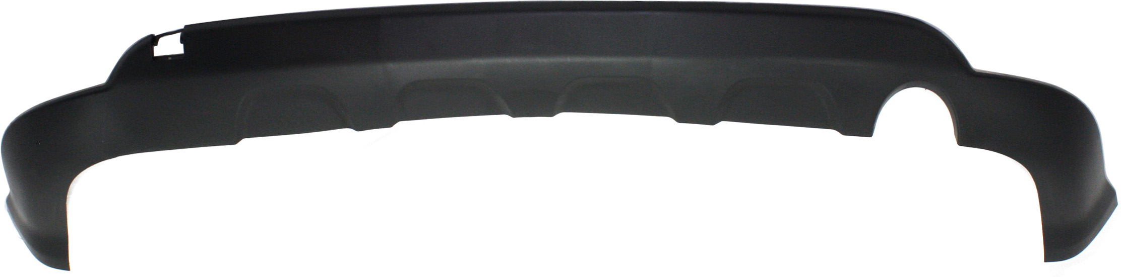 AM JOURNEY 11-20 REAR BUMPER COVER Lower Textured w Fascia and Single Exhaust Hole CAPA SKU REPD760148Q Partslink CH1115106C OEM 68088788AB