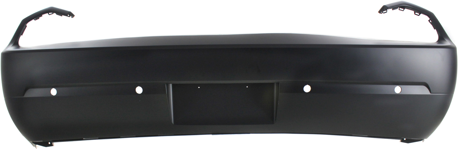 AM CHALLENGER 12-14 REAR BUMPER COVER Primed w Parking Aid Sensor Holes SKU REPD760150P Partslink CH1100974 OEM 68144509AA