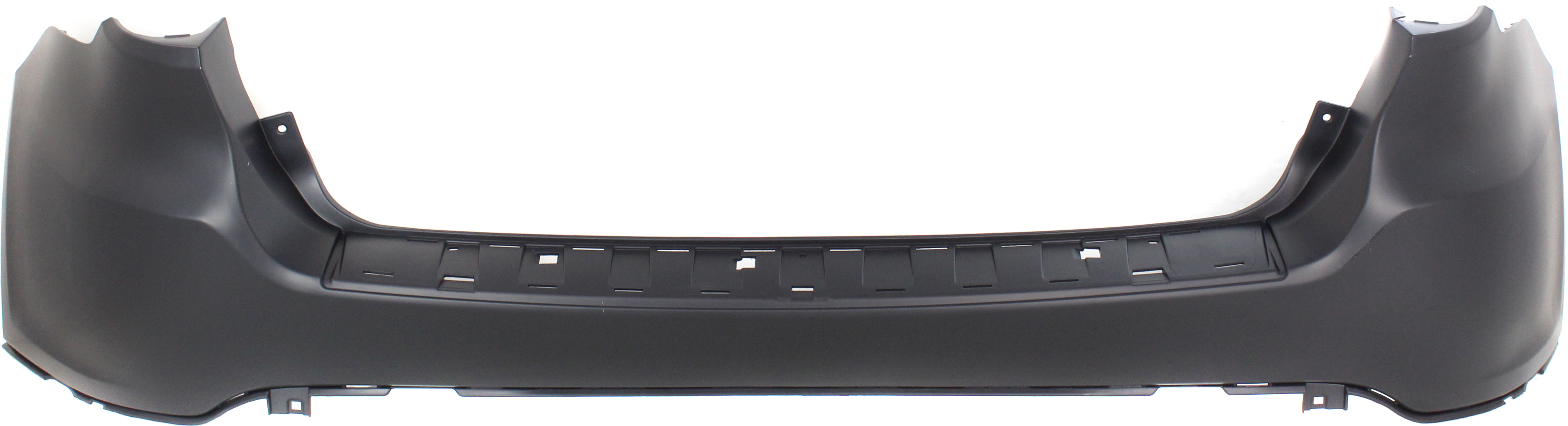 AM DURANGO 11-24 REAR BUMPER COVER Primed 14-24 Citadel GT R T SXT SRT Models w o Parking Aid Sensor Holes CAPA SKU REPD760153PQ Partslink CH1100958C OEM 68092093AB