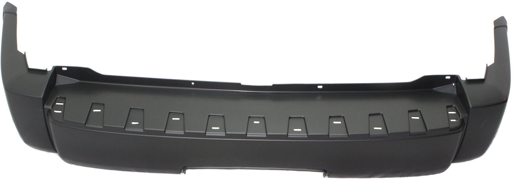 AM NITRO 07-11 REAR BUMPER COVER Primed w o Parking Aid Sensor Holes w Tow Hook Hole SKU REPD760155P Partslink CH1100882 OEM 68003900AA