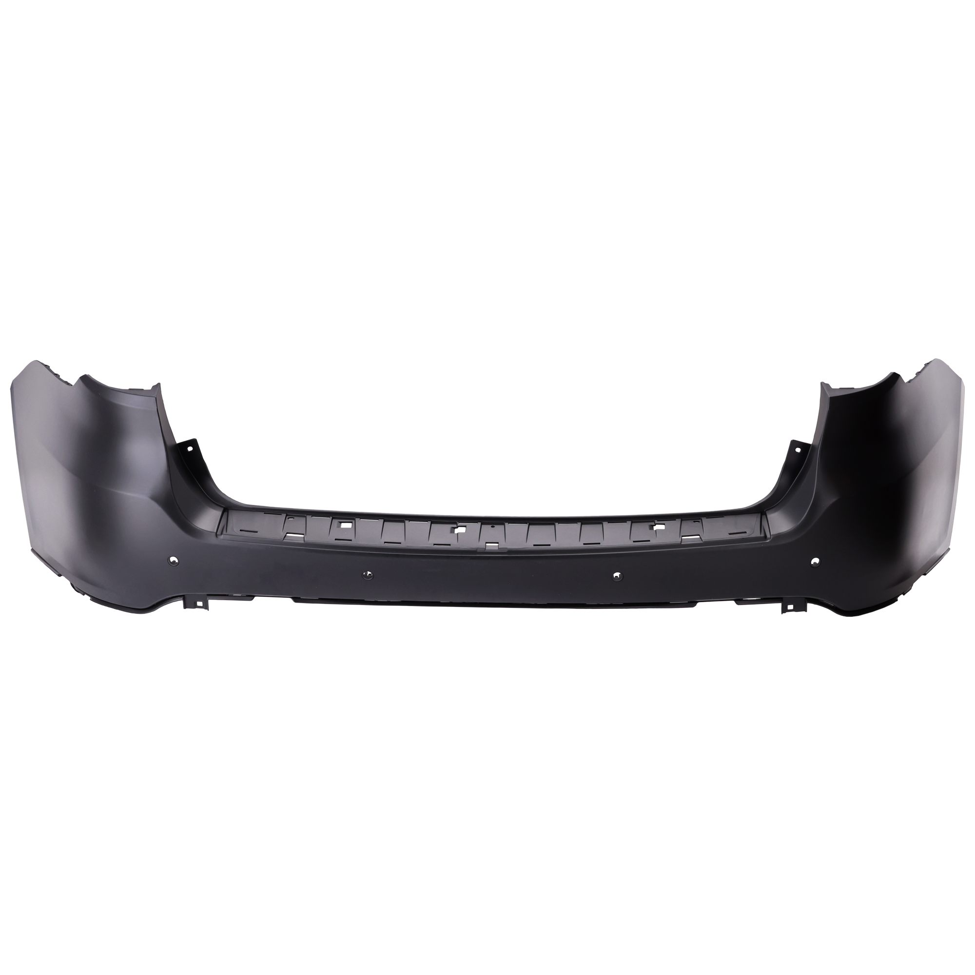 AM DURANGO 14-15 REAR BUMPER COVER Primed Citadel Limited SXT R T Models w Blind Spot Sensor Holes w Parking Aid Sensor Holes SKU REPD760157P Partslink CH1100995 OEM 68237676AB