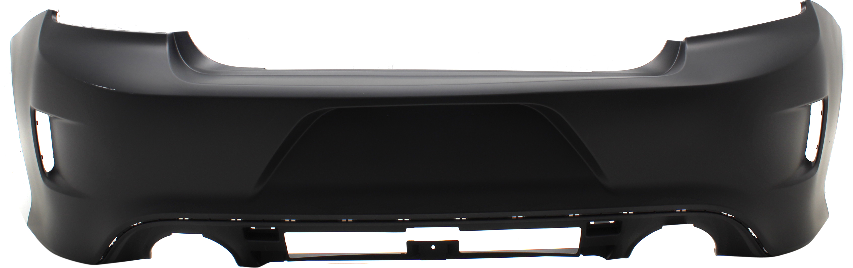 AM CHARGER 15-20 REAR BUMPER COVER Primed Daytona R T 392 R T Scat Pack SRT Models w o Blind Spot Sensor Holes Park Assist Sensor Holes and Wide Body Option CAPA SKU REPD760158PQ Partslink CH1100A09C OEM 5PP51TZZAD