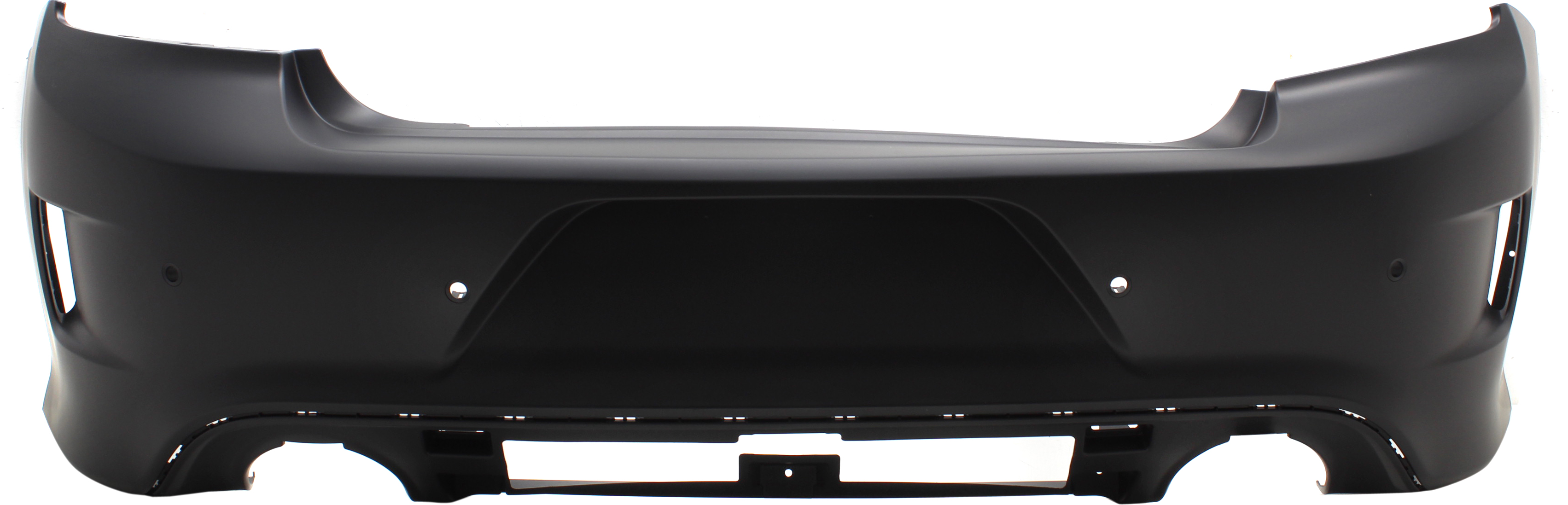 AM CHARGER 15-20 REAR BUMPER COVER Primed Daytona R T 392 R T Scat Pack SRT Models w Park Assist Sensor Holes w o Wide Body Option CAPA SKU REPD760159PQ Partslink CH1100A10C OEM 5PP50TZZAD
