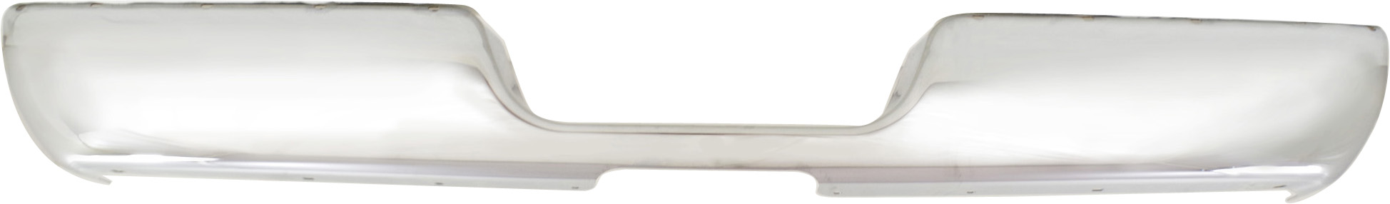 AM RAM 1500-94-01-2500-3500-94-02 STEP BUMPER FACE BAR ONLY w o Pad w Pad Provision w o Mounting Bracket Chrome All Cab Types Fleetside SKU REPD823701 Partslink CH1102344 OEM 55076634AE