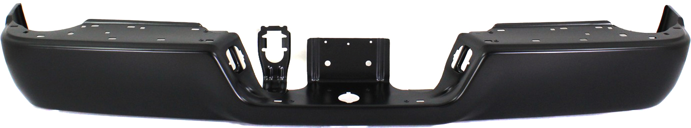 AM RAM FULL SIZE 09-18 STEP BUMPER FACE BAR ONLY w o Pad w Pad Provision w o Mounting Bracket Painted 09-12 w oParking Aid SensorHoles w o Dual ExhaustHoles Type 2-13-23 w SKU REPD825608 Partslink CH1102369 OEM 68049746AB