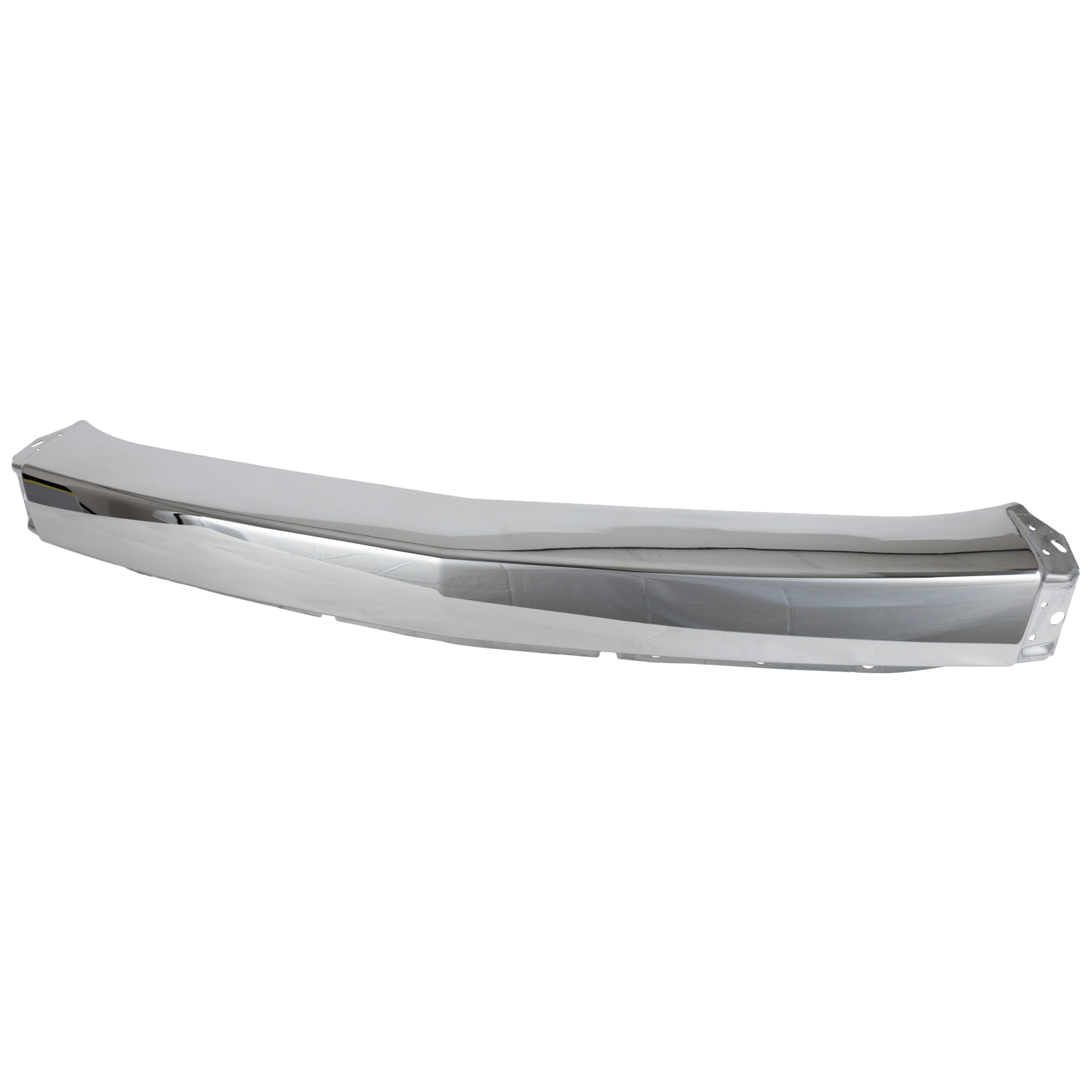 AM SILVERADO 1500-07-08 FRONT BUMPER Impact Bar Chrome Excludes 2007 Classic SKU REPF010106 Partslink GM1002830 OEM 15836961