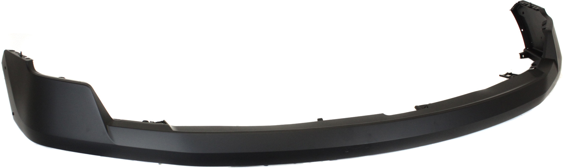 AM F 150-09-14 FRONT BUMPER COVER Upper Primed w Wheel Opening Mldg All Cab Types Exc. XL SVT Models CAPA SKU REPF010326PQ Partslink FO1000644C OEM DL3Z17D957BPTM