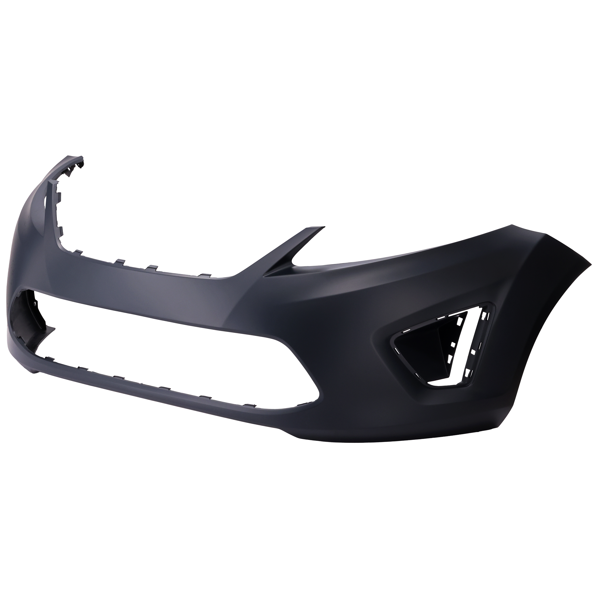 AM FIESTA 11-13 FRONT BUMPER COVER Primed Hatchback Sedan CAPA SKU REPF010332PQ Partslink FO1000662C OEM AE8Z17D957AAPTM