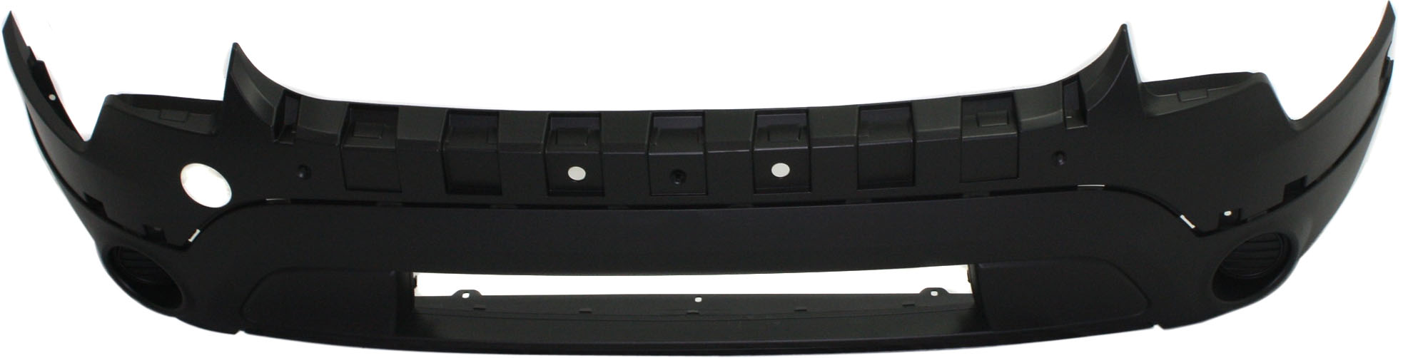 AM EXPLORER EXPLORER POLICE 11-15 FRONT BUMPER COVER Lower Textured Black w o Fog Light Holes CAPA SKU REPF010371Q Partslink FO1015113C OEM BB5Z17D957BB