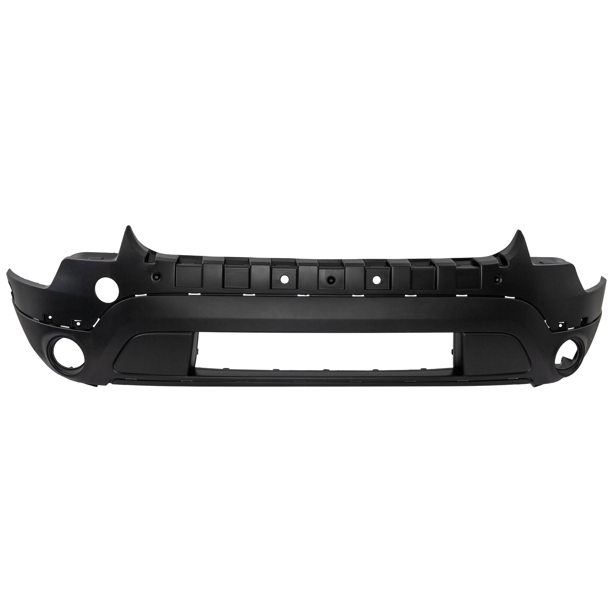 AM EXPLORER 11-15 FRONT BUMPER COVER Lower Textured Black w Fog Light Holes SKU REPF010372 Partslink FO1015112 OEM BB5Z17D957CB