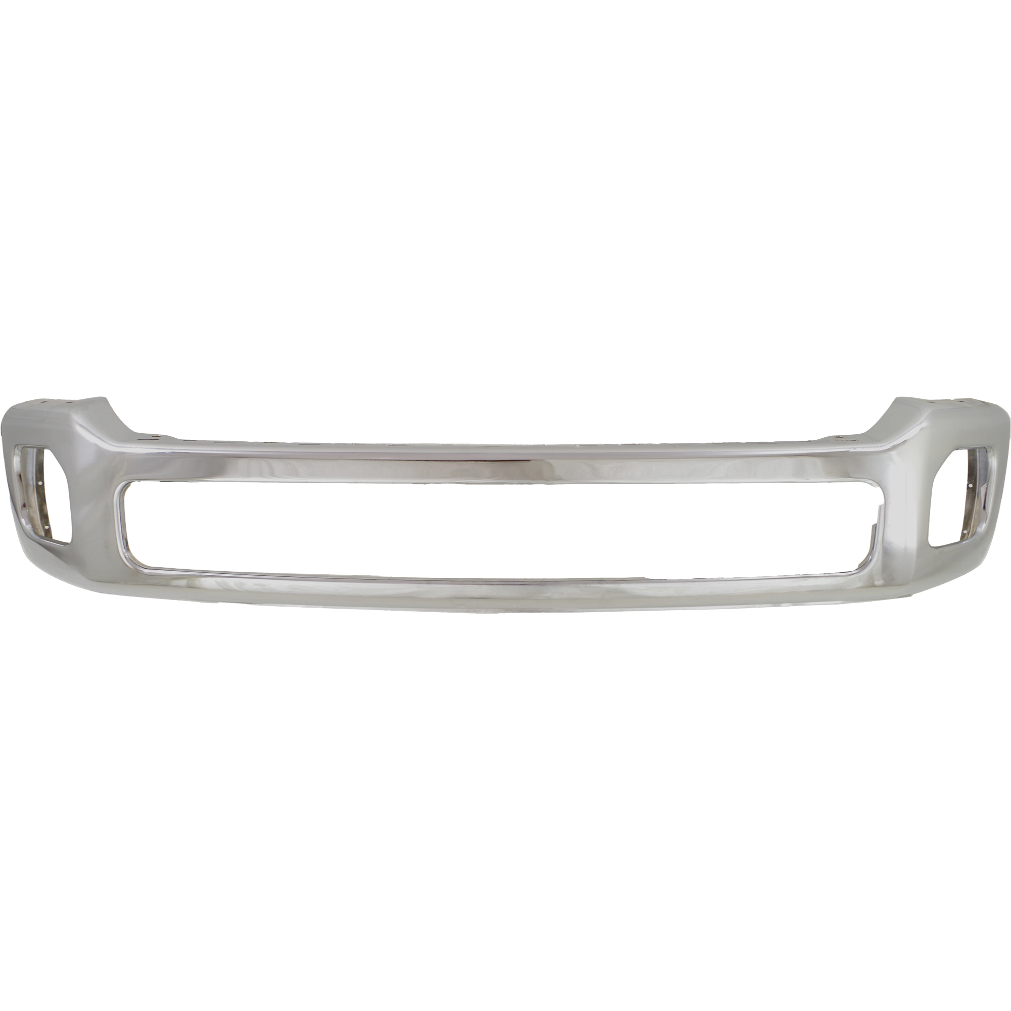 AM F 450 SUPER DUTY 11-16 FRONT BUMPER Chrome w Bumper End Caps SKU REPF010917 Partslink FO1002418 OEM BC3Z17757E