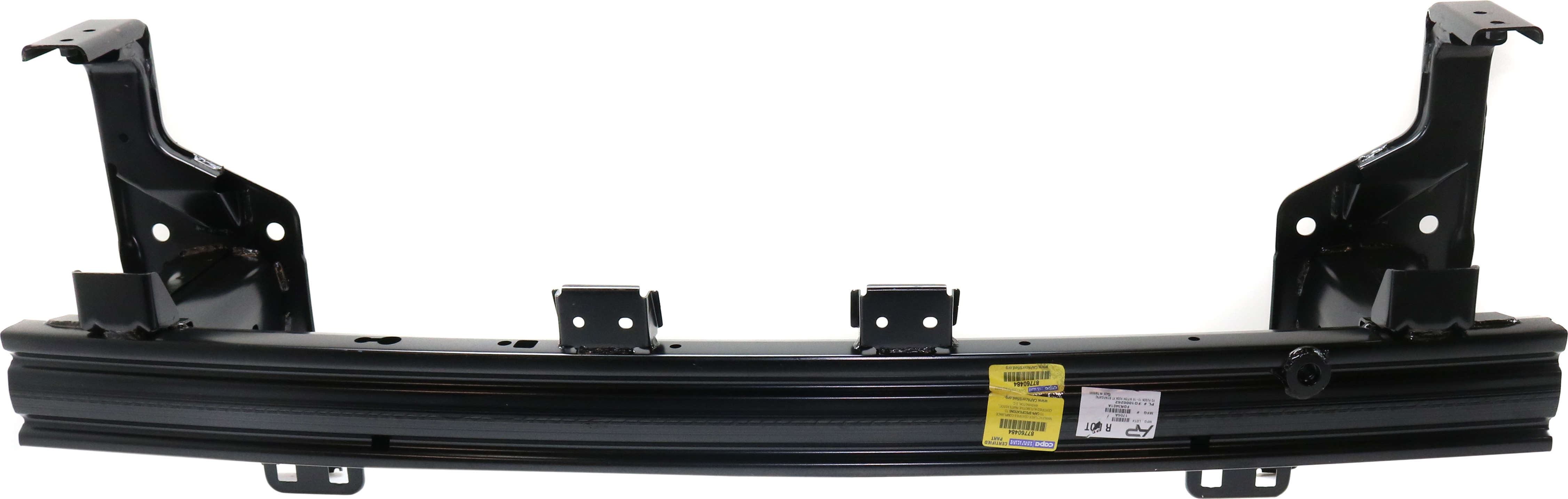 AM FUSION 13-16 FRONT REINFORCEMENT Impact Bar w Tow Hook Holes CAPA SKU REPF012527Q Partslink FO1006262C OEM DG9Z5410852A