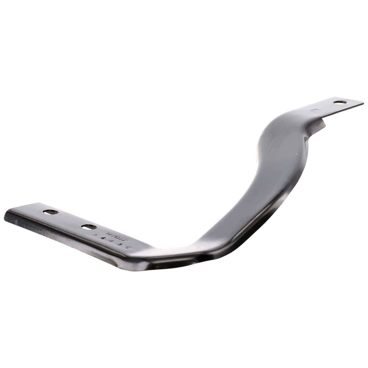 AM F 150-09-14 FRONT BUMPER BRACKET LH Outer Mounting Steel SKU REPF013110 Partslink FO1066178 OEM 9L3Z17755A