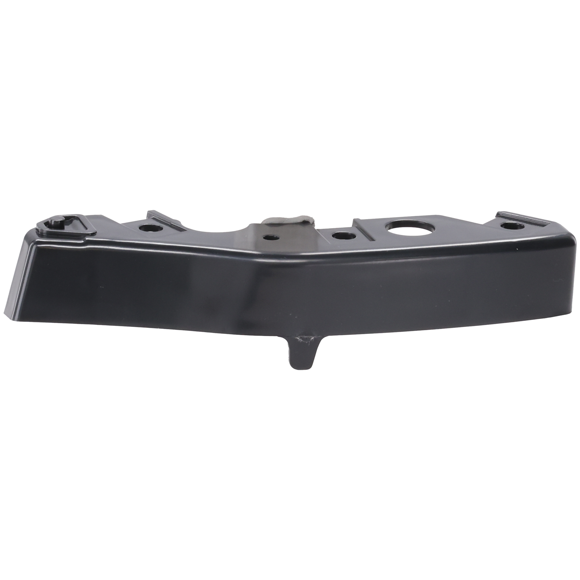 AM FIESTA 11-19 FRONT BUMPER BRACKET LH Plastic HB w or w o Body Kit Sdn SKU REPF013158 Partslink FO1042128 OEM AE8Z17E857A