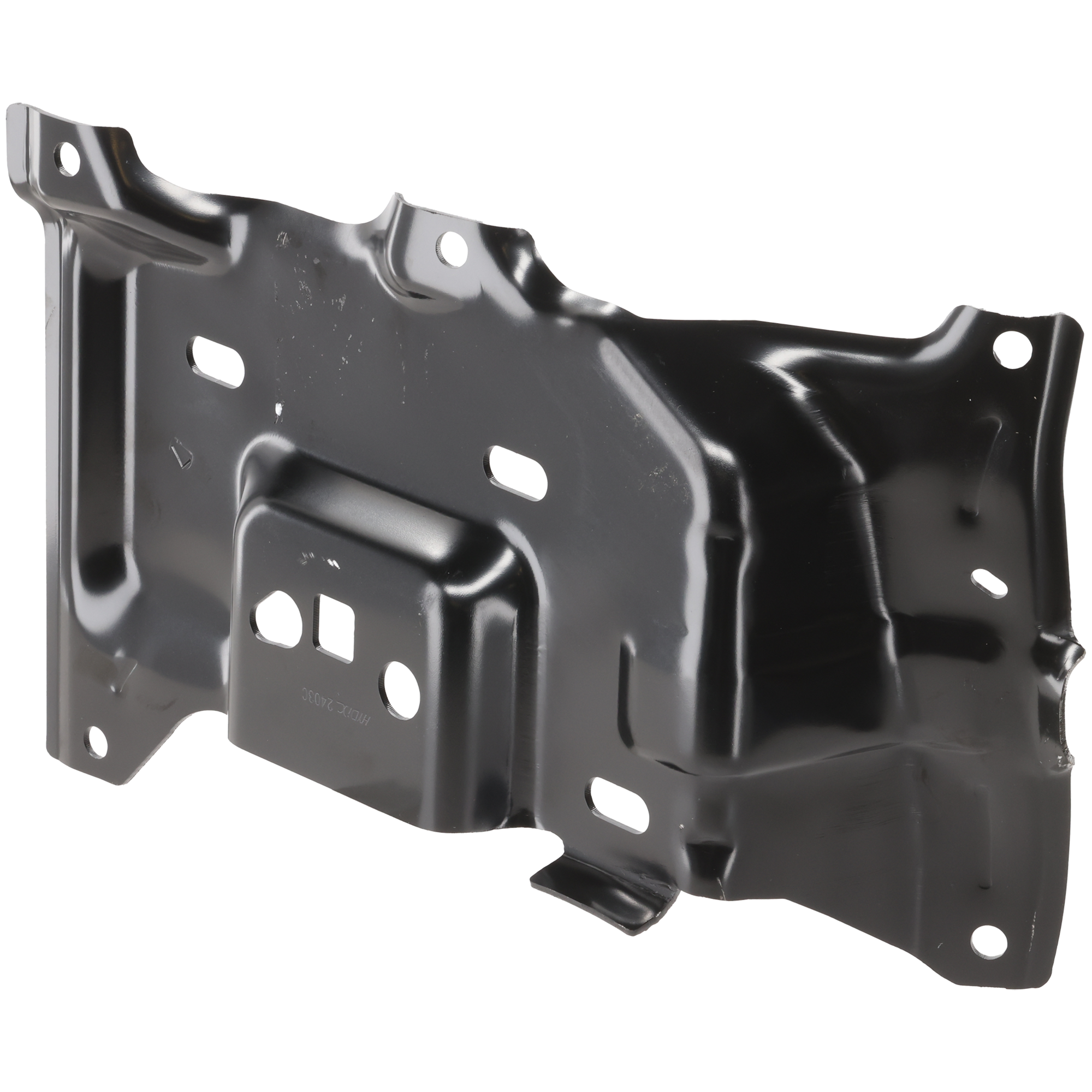 AM F 150-15-20 FRONT BUMPER BRACKET LH Mounting Steel Raptor Model 18-20 SKU REPF013172 Partslink FO1066194 OEM FL3Z17B985B FL3Z17B985A