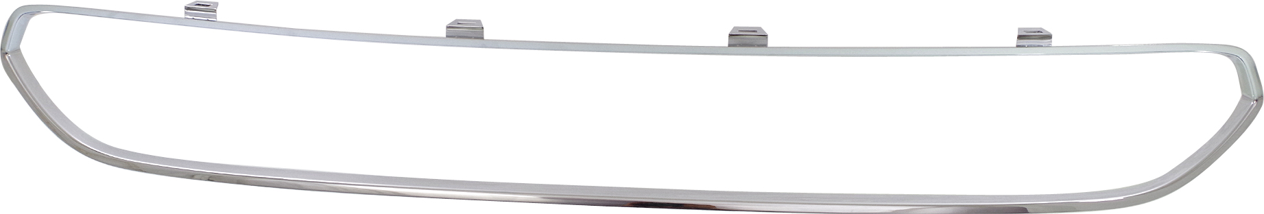 AM FUSION 10-12 FRONT BUMPER GRILLE MOLDING Chrome Exc. Sport Model SKU REPF015304 Partslink FO1037101 OEM AE5Z17K945A