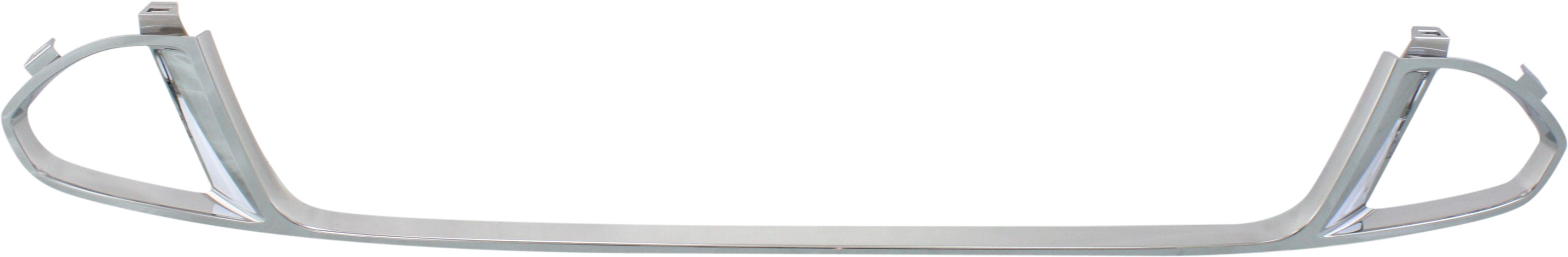 AM FUSION 10-10 FRONT BUMPER GRILLE MOLDING Chrome Sport Model SKU REPF015305 Partslink FO1036130 OEM AE5Z17K945AA