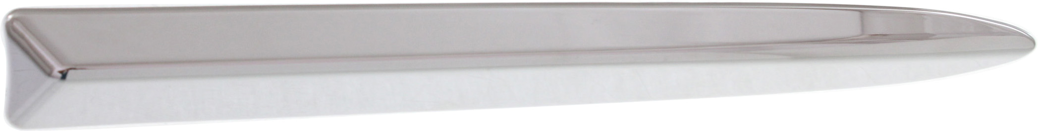 AM FIAT 500-12-19 FRONT BUMPER MOLDING RH Chrome 1957 Edition Easy Lounge Pop Sport Models Hatchback SKU REPF016103 Partslink FI1047100 OEM 1SR90SZ0AA