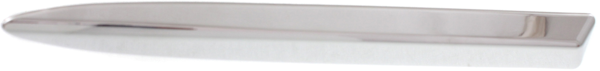 AM FIAT 500-12-19 FRONT BUMPER MOLDING LH Chrome 1957 Edition Easy Lounge Pop Sport Models Hatchback SKU REPF016104 Partslink FI1046100 OEM 1SR91SZ0AA