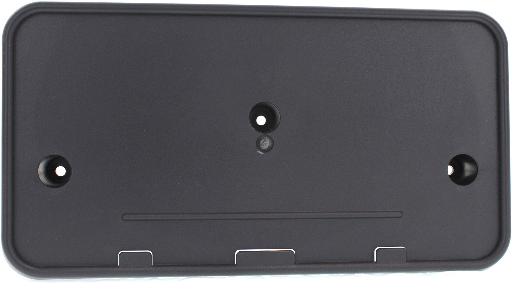 AM TRANSIT CONNECT 10-13 FRONT LICENSE PLATE BRACKET Black SKU REPF017308 Partslink FO1068130 OEM 9T1Z17A385AD