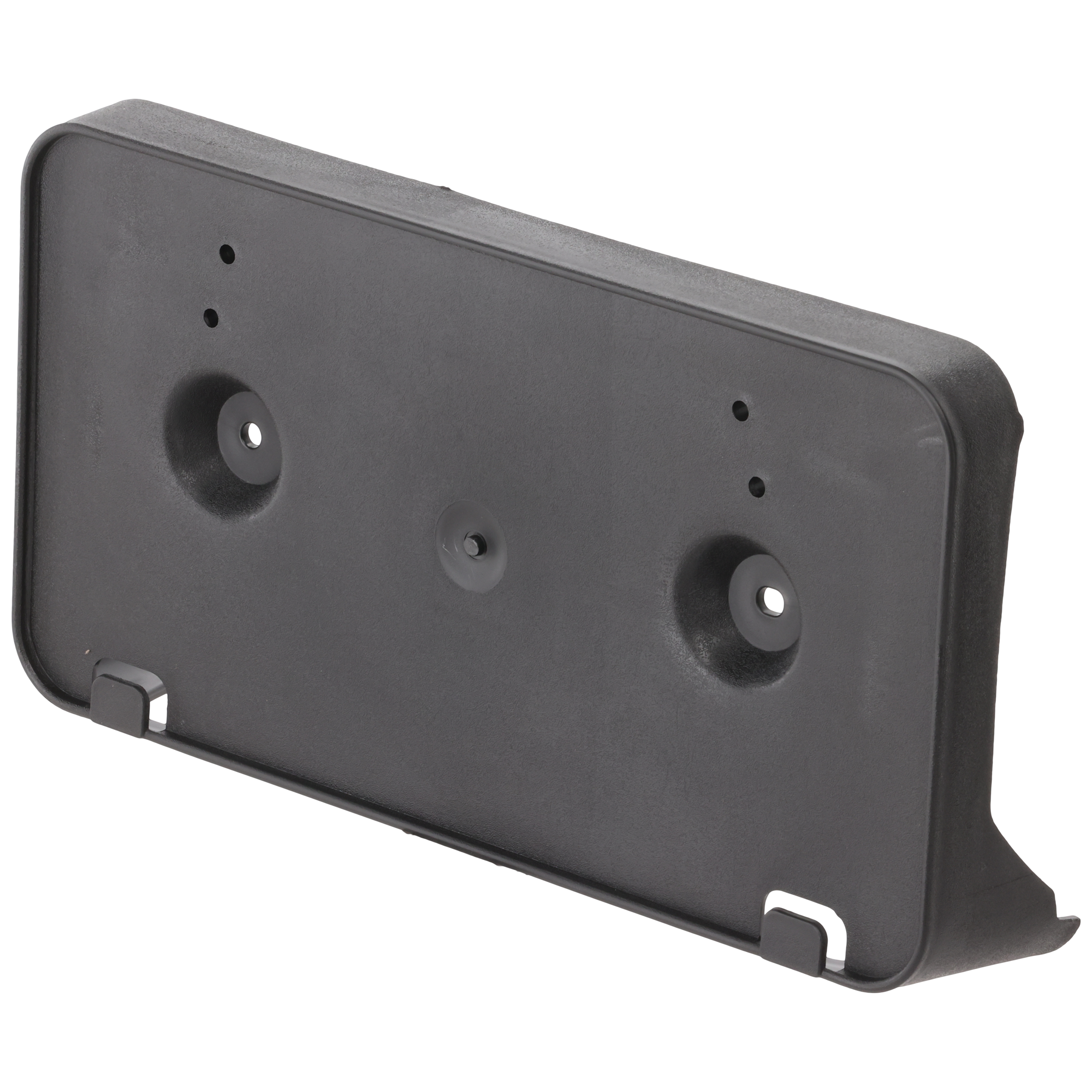 AM EDGE 11-14 FRONT LICENSE PLATE BRACKET Textured Black SKU REPF017309 Partslink FO1068133 OEM BT4Z17A385C