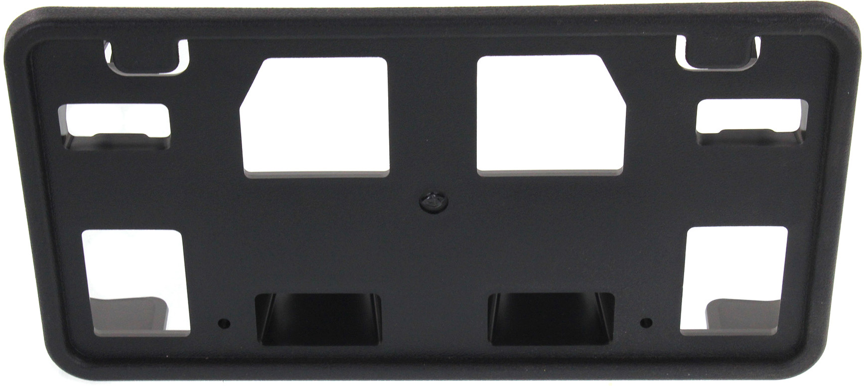AM ECONOLINE VAN 08-14 FRONT LICENSE PLATE BRACKET Black SKU REPF017313 Partslink FO1068138 OEM 8C2Z17A385AA