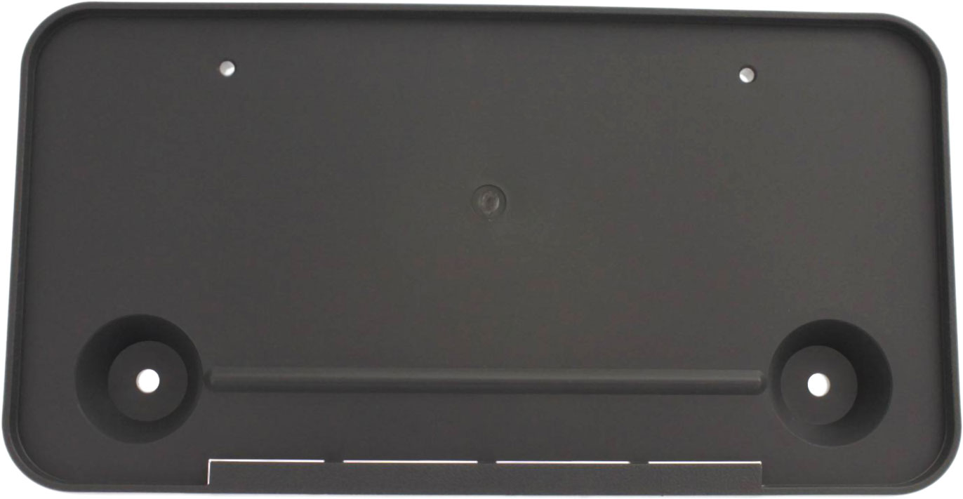 AM ECONOLINE VAN 03-07 FRONT LICENSE PLATE BRACKET Textured Black SKU REPF017317 Partslink FO1068142 OEM F2UZ17A385AAA