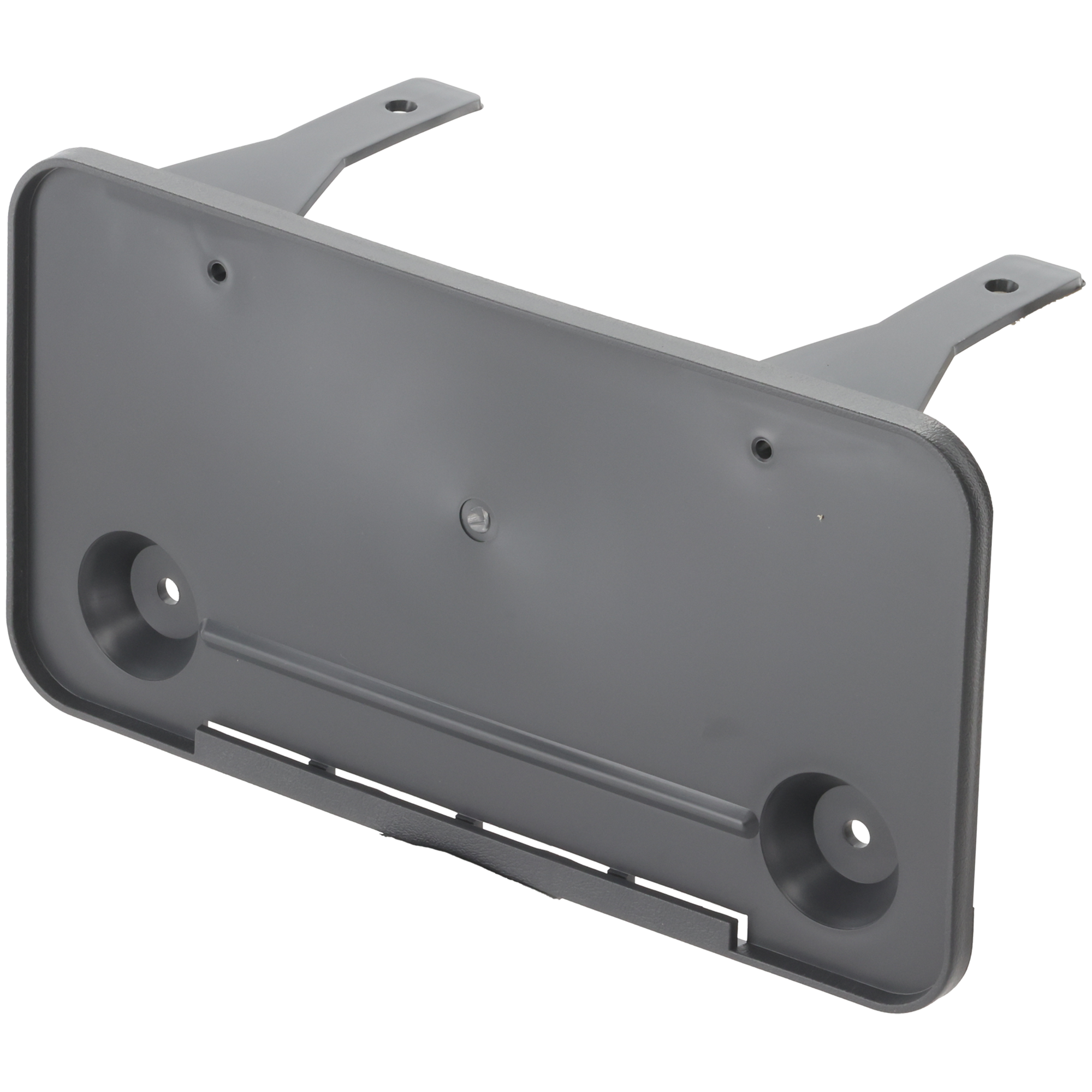 AM ECONOLINE VAN 92-02 FRONT LICENSE PLATE BRACKET Textured Gray SKU REPF017318 Partslink FO1068146 OEM F2UZ17A385A