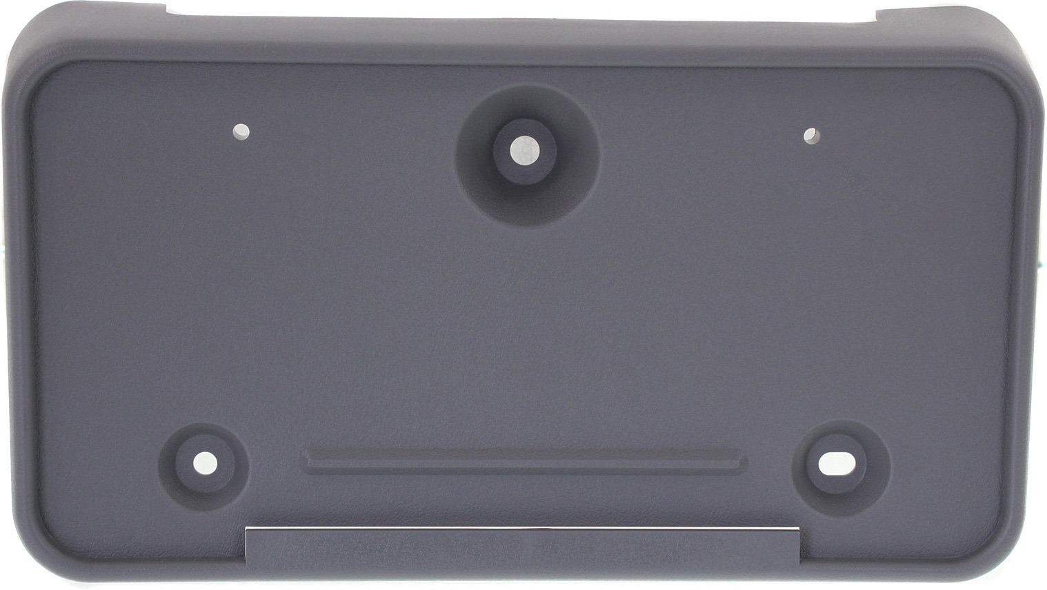 AM ECONOLINE VAN 97-02 FRONT LICENSE PLATE BRACKET Textured Gray SKU REPF017319 Partslink FO1068147 OEM F7UZ17A385ABW