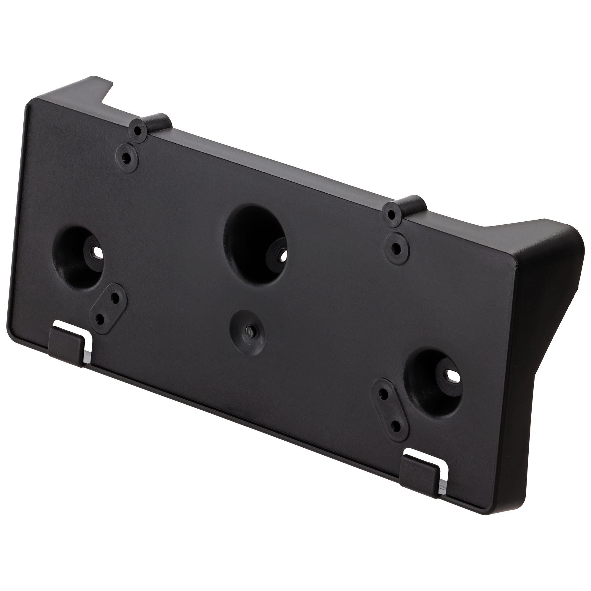 AM EXPLORER 16-17 FRONT LICENSE PLATE BRACKET Textured Black SKU REPF017327 Partslink FO1068158 OEM FB5Z17A385AA