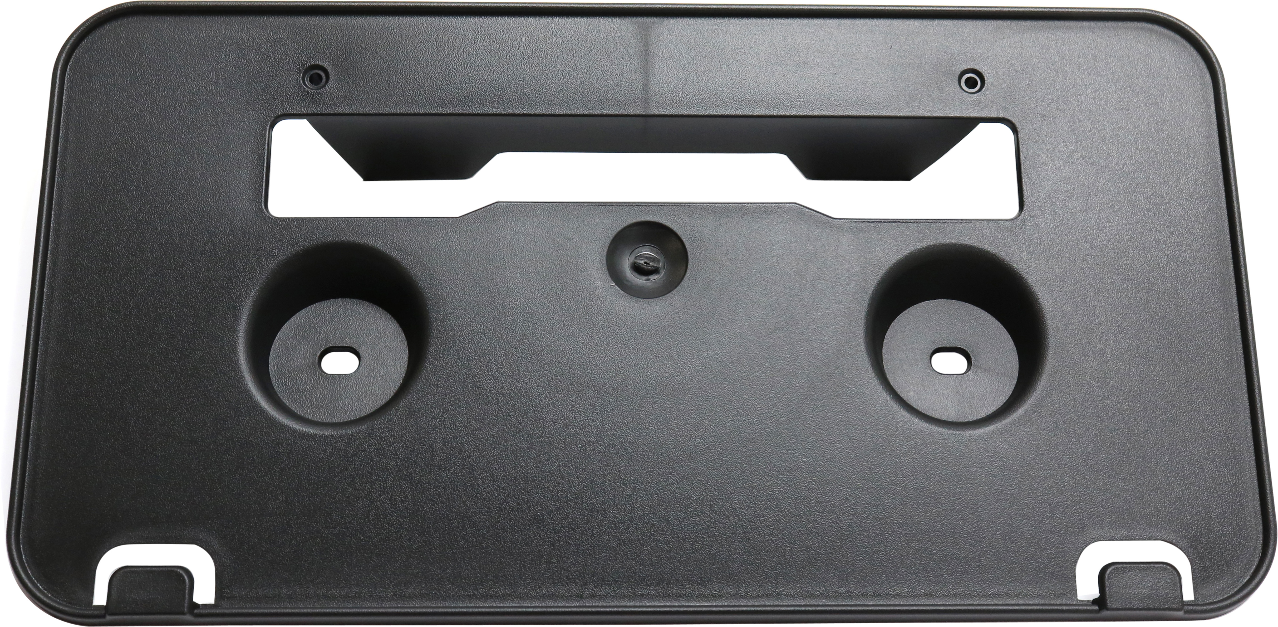 AM FUSION 13-16 FRONT LICENSE PLATE BRACKET Textured SKU REPF017328 Partslink FO1068145 OEM DS7Z17A385AA