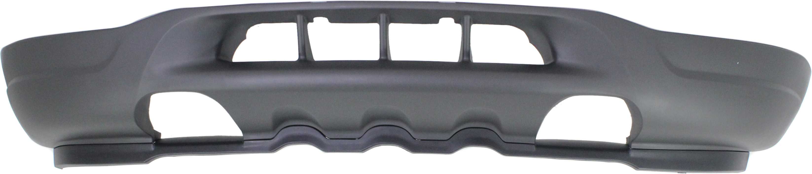 AM F 150-02-04 FRONT LOWER VALANCE Panel Textured XL XLT Lariat Models w o Fog Light Holes w o Lightning Model 4WD SKU REPF017534 Partslink FO1095235 OEM XL3Z17626CBB