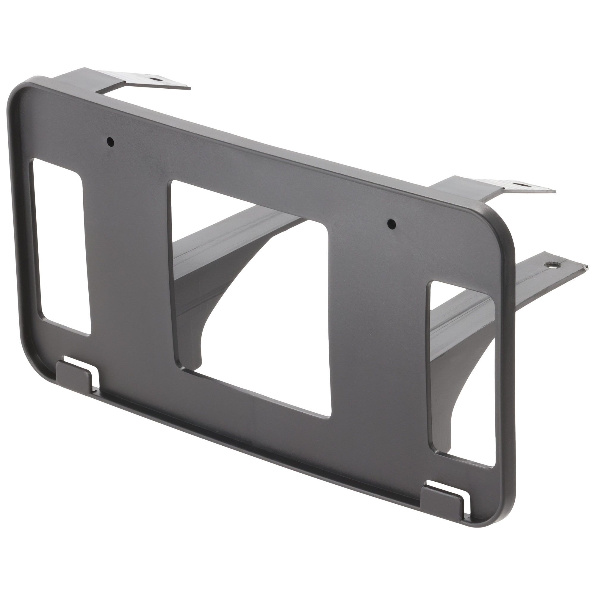 AM F SERIES 99-04 FRONT BUMPER BRACKET License Black w o Lightning Model Exc. Harley Davidson Model Standard Extended Cab Pickup SKU REPF019503 Partslink FO1068120 OEM XL3Z17A385AA