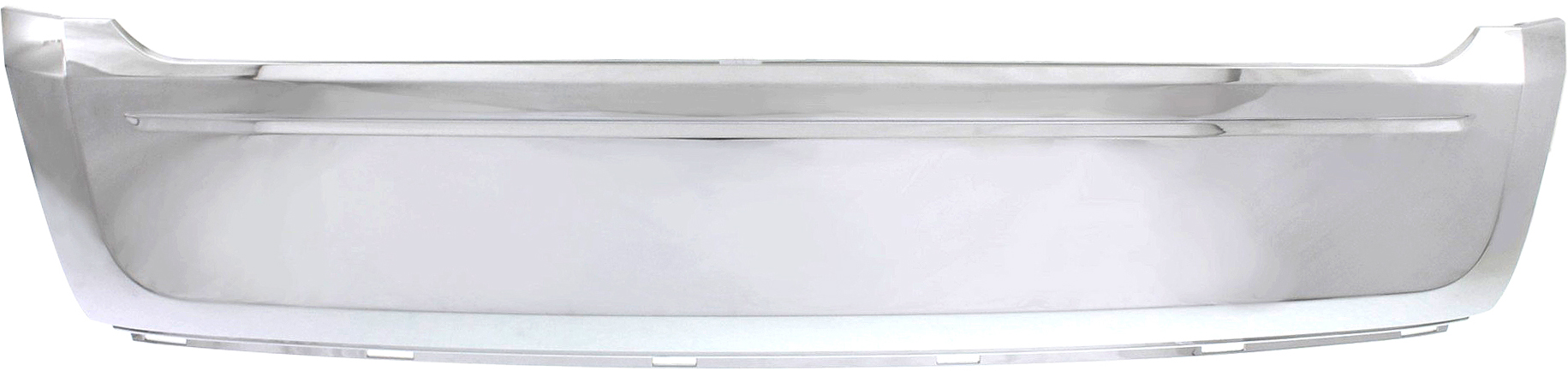 AM EDGE 11-14 FRONT BUMPER FILLER Lower Chrome CAPA SKU REPF040305Q Partslink FO1087132C OEM BT4Z8200E